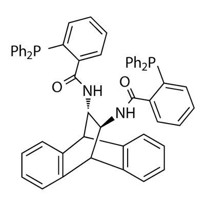 (S,S)-ANDEN-Phenyl Trost Ligand,(+)-(11S,12S)Bis[2′-(diphenylphosphino)benzamido]-9,10-dihydro-9,10-ethanoanthracene, (11S,12S)-N,N′-(9,10-Dihydro-9,10-ethanoanthracene-11,12-diyl)bis[2-(diphenylphosp Struktur