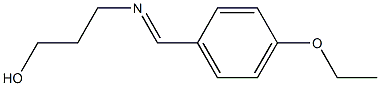 1-Propanol,3-[[(4-ethoxyphenyl)methylene]amino]-(9CI) Struktur