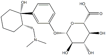 (1S,2S)-O-Demethyl tramadol glucronide Struktur