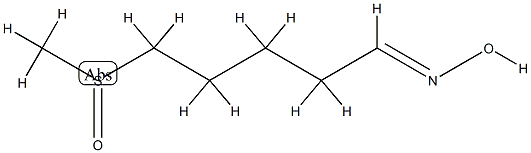 (NE)-N-(5-methylsulfinylpentylidene)hydroxylamine Struktur