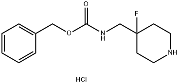 Benzyl (4-Fluoropiperidin-4-Yl)Methylcarbamate Hydrochloride(WX604763) Struktur