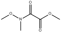 methyl 2-(methoxy(methyl)amino)-2-oxoacetate Struktur