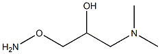 2-Propanol,1-(aminooxy)-3-(dimethylamino)-(9CI) Struktur