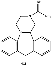 2-N-carboxamidinonormianserin Struktur