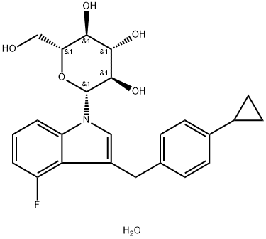 JNJ-39933673 hemihydrate Struktur