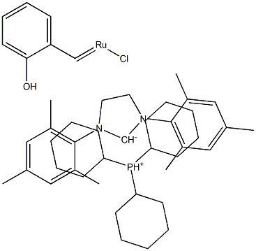 [1,3-Bis(2,4,6-trimethylphenylimidazolidin-2-ylidene)](tricyclohexylphosphine)-(2-oxobenzylidene)ruthenium(II) chloride LatMet price.