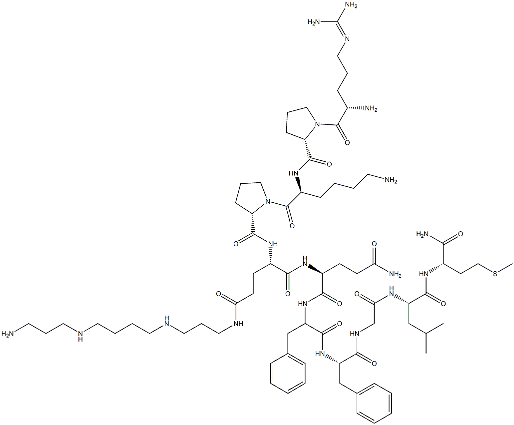 substance P, N-spermine-Gln(5)- Struktur