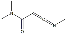 2-Propenamide,N,N-dimethyl-3-(methylimino)-(9CI) Struktur