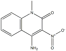 4-amino-3-nitro-1-methyl-2(1H)-quinolinone Struktur