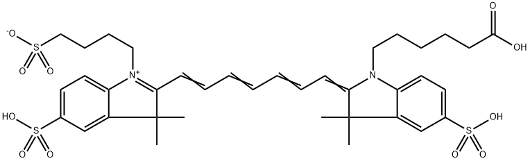 Cy7 Acid(triSO3) Struktur