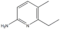 2-Pyridinamine,6-ethyl-5-methyl-(9CI) Struktur