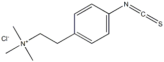 3-(4'-(ethylene-N,N,N-trimethylamino)phenyl)-2-isothiocyanate Struktur