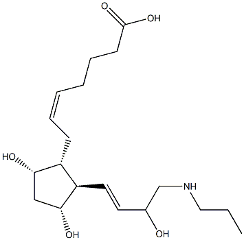 17-azaprostaglandin F2alpha Struktur