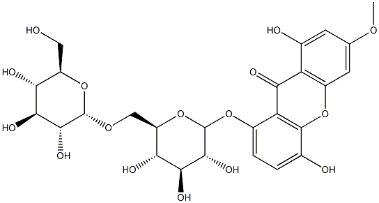 swertiapuniside Struktur