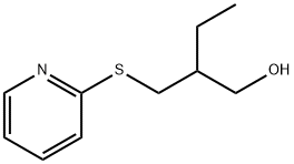 1-Butanol,2-[(2-pyridinylthio)methyl]-(9CI) Struktur