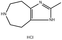 2-Methyl-1,4,5,6,7,8-Hexahydroimidazo[4,5-D]Azepine Hydrochloride(WX141378) Struktur