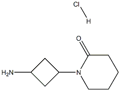 1-(3-Aminocyclobutyl)Piperidin-2-One Hydrochloride(WX604578) Struktur