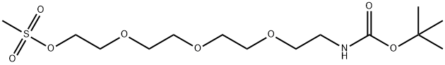 t-Boc-N-Amido-PEG4-Ms, 1447797-72-9, 結(jié)構(gòu)式