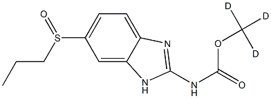 Albendazole sulfoxide-D3
Ricobendazole-D3 Struktur