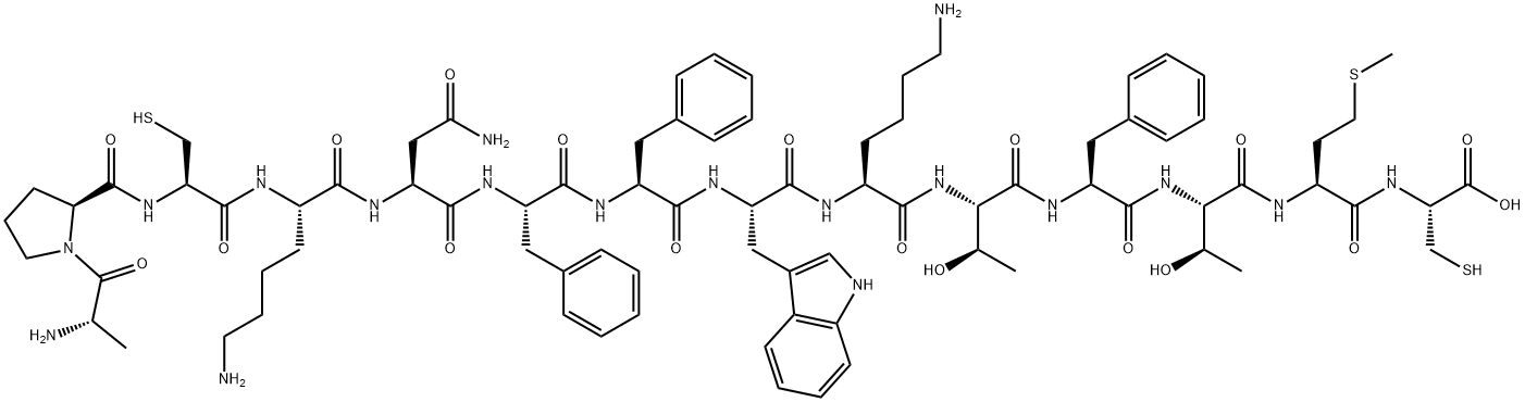 somatostatin, Pro(2)-Met(13)- Struktur