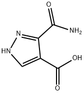 1H-Pyrazole-4-carboxylicacid,3-(aminocarbonyl)-(9CI) Struktur