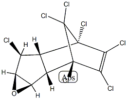 (-)-CIS-HEPTACHLOREPOXIDE Struktur