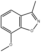 1,2-Benzisoxazole,7-methoxy-3-methyl-(9CI) Struktur