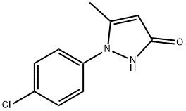 1-(4-Chloro-phenyl)-5-methyl-1,2-dihydro-pyrazol-3-one Struktur