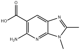 3H-Imidazo[4,5-b]pyridine-6-carboxylicacid,5-amino-2,3-dimethyl-(9CI) Struktur