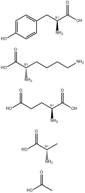 Glatiramer acetate Struktur