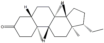 5α-Pregnan-3-one Struktur