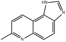 1H-Imidazo[4,5-f]quinoline,7-methyl-(9CI) Struktur