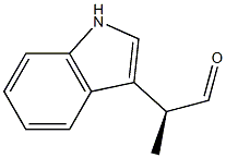 1H-Indole-3-acetaldehyde,-alpha--methyl-,(S)-(9CI) Struktur