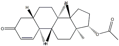 17β-(Acetyloxy)-5α-estr-1-en-3-one Struktur