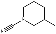 1-Piperidinecarbonitrile,3-methyl-(9CI) Struktur