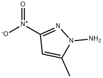 1H-Pyrazol-1-amine,5-methyl-3-nitro-(9CI) Struktur