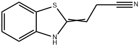 delta2,beta-Benzothiazolinepropionitrile (8CI) Struktur