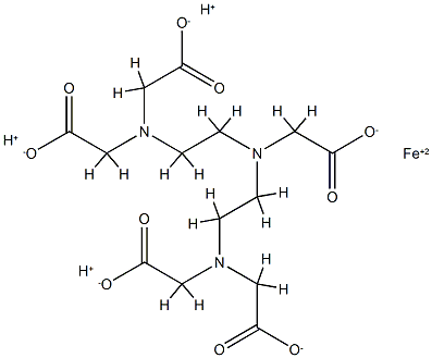 DTPA ferric chelate Struktur