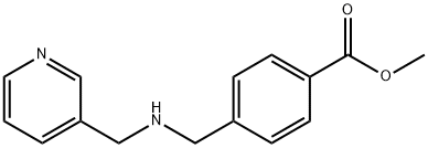 methyl 4-{[(pyridin-3-ylmethyl)amino]methyl}benzoate Struktur