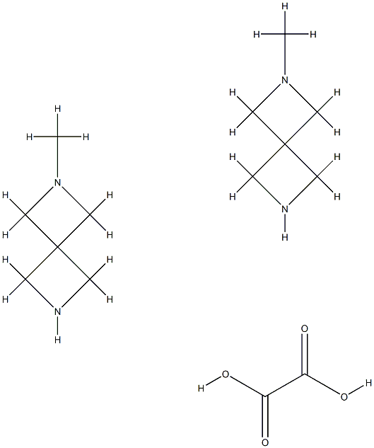 2-Methyl-2,6-diazaspiro[3.3]heptane oxalate(2:1) Struktur