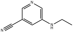 3-Pyridinecarbonitrile,5-(ethylamino)-(9CI) Struktur