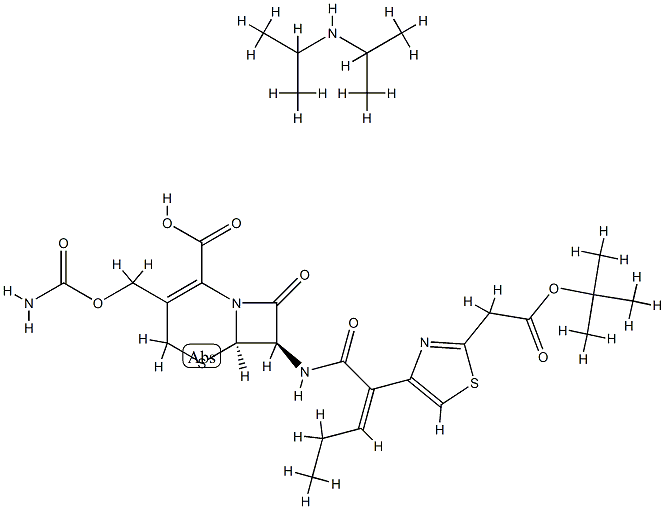 Precursor of cefcapene diisopropylanmine salt