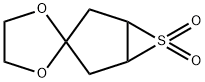 Spiro[1,3-dioxolane-2,3-[6]thiabicyclo[3.1.0]hexane], 6,6-dioxide (9CI) Struktur