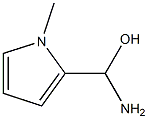 1H-Pyrrole-2-methanol,alpha-amino-1-methyl-(9CI) Struktur