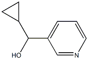 3-Pyridinemethanol,alpha-cyclopropyl-(9CI) Struktur