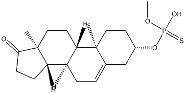 dehydroepiandrosterone-3-O-methylthiophosphonate Struktur