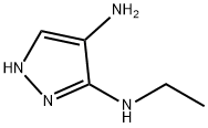 1H-Pyrazole-3,4-diamine,N3-ethyl-(9CI) Struktur