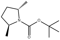 (S,S)-N-Boc-2,5-dimethylpyrrolidine Struktur