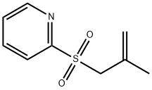 Pyridine,2-[(2-methyl-2-propenyl)sulfonyl]-(9CI) Struktur