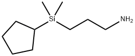 1-Propanamine,3-(cyclopentyldimethylsilyl)-(9CI) Struktur